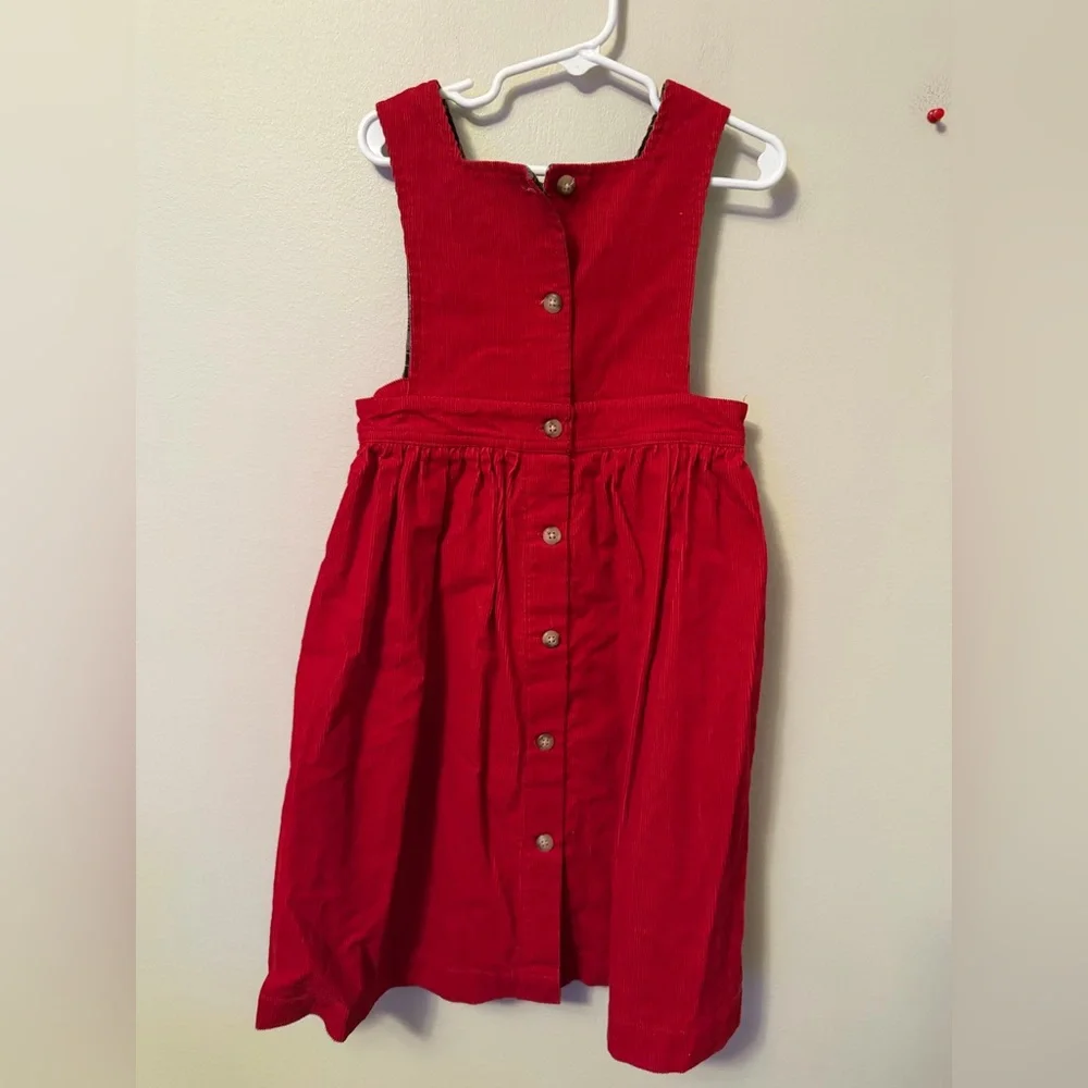 Ralph Lauren Red Corduroy Dress